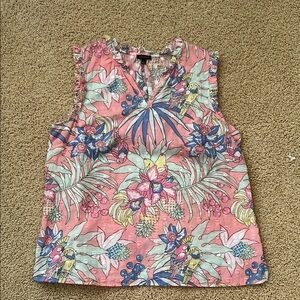 Talbots Pink and Blue Blouse